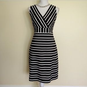 NWT Ann Taylor black white dress $120